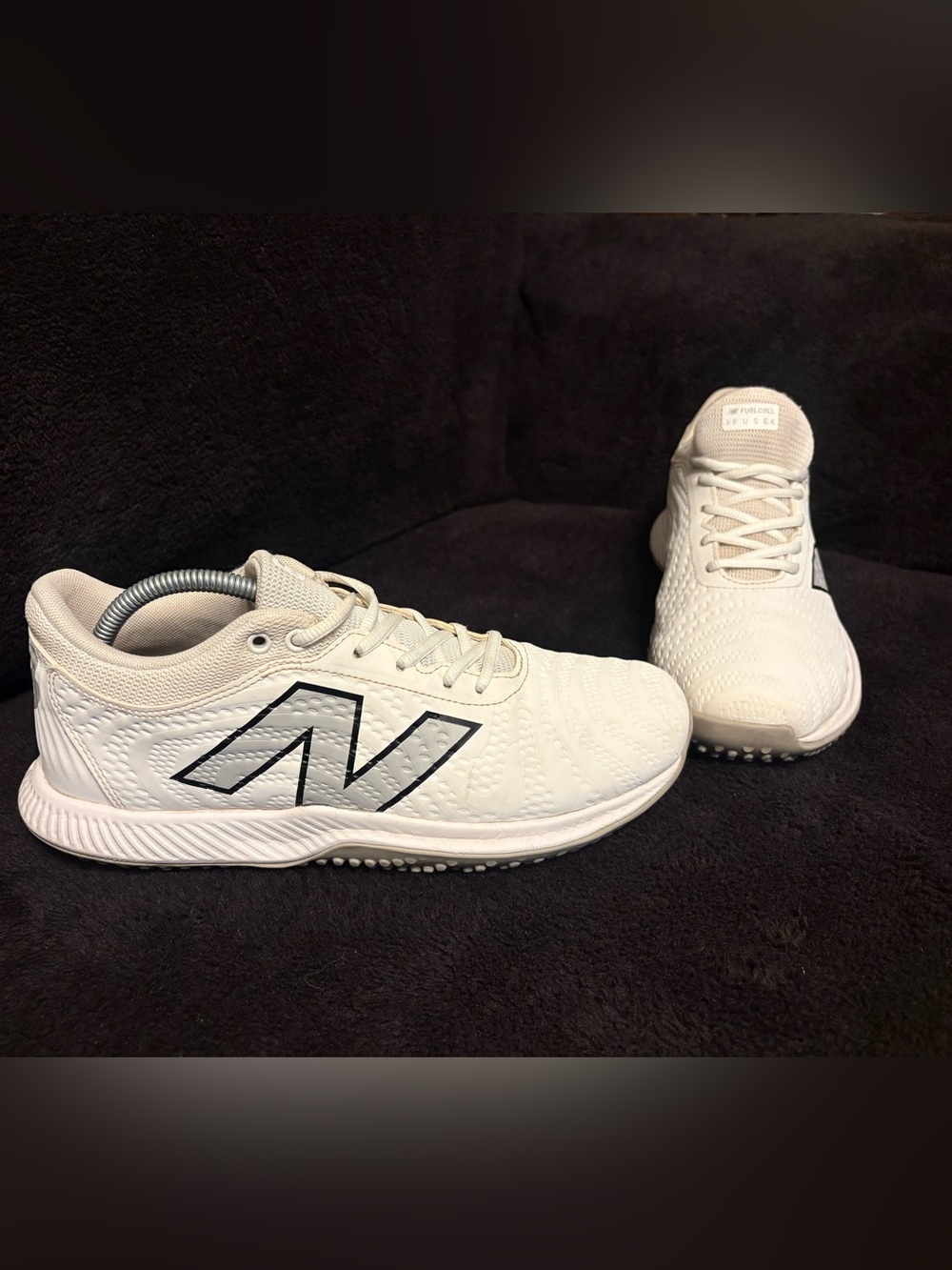 New Balance Women's FuelCell FUSE v4 Turf Trainer Size 10 STFUSEW4 White/Grey
